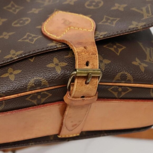 LOUIS VUITTON Monogram Cartesier MM Shoulder Bag M51253 LV Auth 132596 - Picture 11 of 16